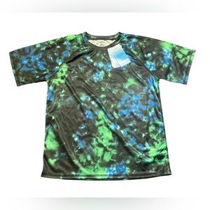 KANU SURF boys youth tie dye dry easy lightweight sun protection shirt 14/16 NWT